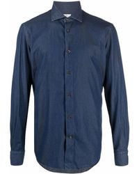 Etro - Denim Cotton Shirt - Lyst