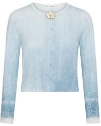 Oscar de la Renta - Cardigan Crop À Effet Dégradé - Lyst