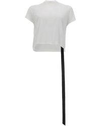 Rick Owens - Short Sleeve Round Neck T-Shirt - Lyst