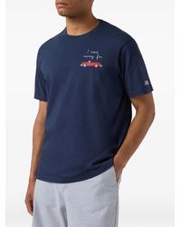 MC2 Saint Barth - Portofino T-Shirt With Car And I Need Money For Embroidery - Lyst