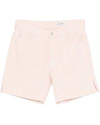 AG Jeans - Ex Boyfriend Frayed Shorts - Lyst