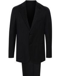 Lardini - Pinstriped Wool Suit - Lyst