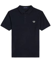 Fred Perry - Polo En Coton À Logo Brodé - Lyst