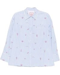 Pennyblack - Embroidered Striped Shirt - Lyst