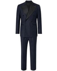 Franzese Collection - Costume En Laine Beckham À Boutonnière Croisée - Lyst
