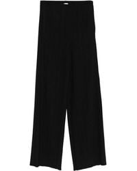 forte_forte - Pleated Wide-Leg Trousers - Lyst