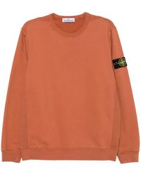 Stone Island - Pullover Mit Kompass-Patch - Lyst
