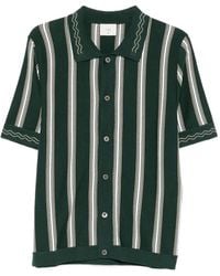 CHE - Sawyer Striped Knitted Polo Shirt - Lyst
