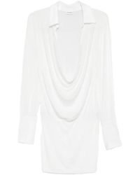 ANDAMANE - Lilia Long-Sleeve Mini Dress - Lyst