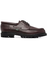 Paraboot - Lace Up Leather Derby Shoes - Lyst