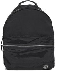 Stone Island - Coated Nylon Backpack Bags - Lyst