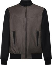 Giuliano Galiano - Chaqueta A Paneles Con Cremallera - Lyst