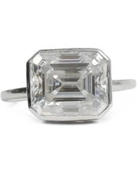 ALAN CROCETTI - Moissanite Blade Ring - Lyst