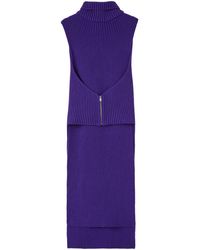Jil Sander - Jurk Met Afneembare Kraag - Lyst