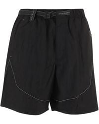 and wander - Belt Shorts - Lyst