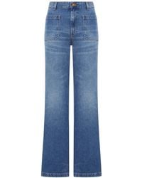 The Seafarer - Patch-Pocket Flared Jeans - Lyst