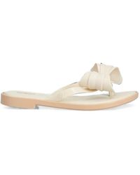 Melissa - Bow-Detail Flip-Flops - Lyst