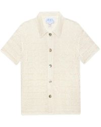Calle Del Mar - Grid-Pattern Short-Sleeve Shirt - Lyst