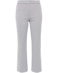 Theory - Houndstooth-Pattern Trousers - Lyst