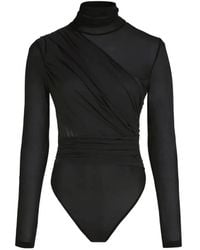 GAUGE81 - Patra Drape-panel Ruched Bodysuit - Women's - Spandex/elastane/cupro - Lyst