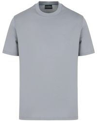 Emporio Armani - Double-faced Jersey T-shirt - Lyst