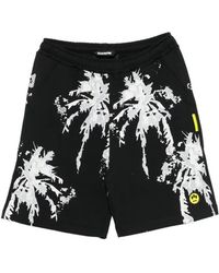 Barrow - Palm-Print Drawstring Shorts - Lyst