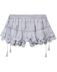 Isabel Marant - Puria Cotton Shorts - Lyst