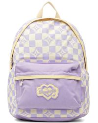 Doughnut - Mini Plus One Kaleido Checkerboard-Print Logo-Patch Backpack - Lyst