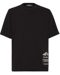 DSquared² - Icon Graphic-Print Cotton T-Shirt - Lyst