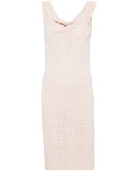 Givenchy - 4G-Patterned Midi Dress - Lyst