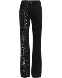 David Koma - Speckled Foil Jeans - Lyst