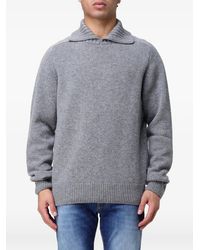 Sebago - Ribbed Shawl-Collar Sweater - Lyst