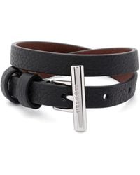 McQueen - Bracciale A Doppio Giro Con Barra A T - Lyst