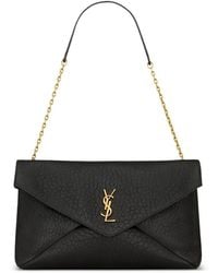 Saint Laurent - Large Envelope Clutch Bag - Lyst