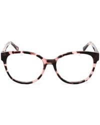 GANT - Tortoiseshell Round-Frame Glasses - Lyst