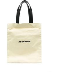 Jil Sander - Logo-Print Shopper Tote Bag - Lyst