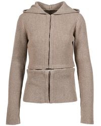 HELIOT EMIL - Refracta Ribgebreid Vest - Lyst
