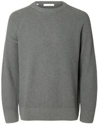SELECTED - Pull Côtelé À Manches Raglan - Lyst
