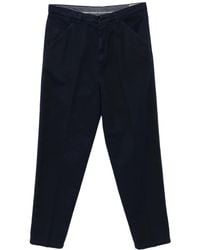 Brunello Cucinelli - Press-Crease Cotton Trousers - Lyst