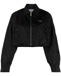 Prada - Blouson En Re-nylon - Lyst