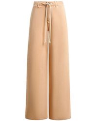 12 STOREEZ - Drawstring Wide-Leg Jeans - Lyst