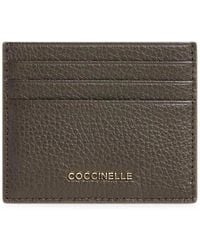 Coccinelle - Metallic Small Leather Card Holder - Lyst