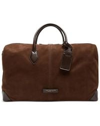 The Bridge - Leather-Trim Nubuck Holdall - Lyst