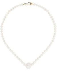 Mizuki - 14Kt Sea Of Beauty Freshwater Pearl Necklace - Lyst