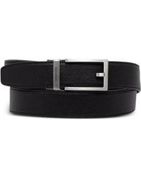 Paul & Shark - Grained-Leather Buckle Belt - Lyst