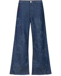 Marni - Frayed Five-Pocket Jeans - Lyst