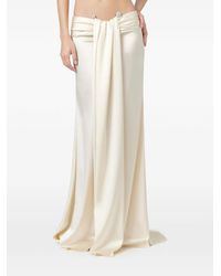 GIUSEPPE DI MORABITO - Draped Crystal-Embellished Maxi Skirt - Lyst