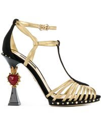 Dolce & Gabbana Sandales Bette - Noir