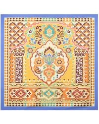 Etro - Foulard En Soie Imprimée, Femme - Lyst