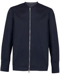 Low Brand - Veste Sans Col Zippée - Lyst